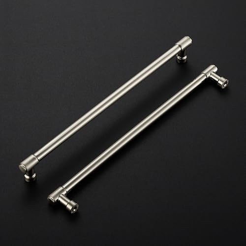 Ravinte Brushed Nickel Kitchen Pulls Cabinet Handles 10 Inch 5 Pack - color: Brushed Nickel, size: 10 Inches Hole Center