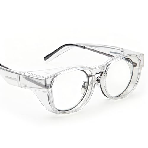 LianSan Safety Glasses Over Eyeglasses for Men Women with Anti Fog Lenses,Goggles Fit Over Eyewear ANSI Z87.1