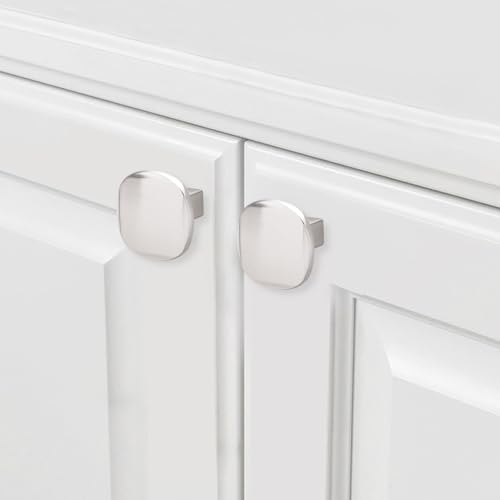 10 Pack Brushed Satin Nickel Kitchen Cabinet Knobs Drawer Knobs Kitchen Cabinet Hardware Zinc Alloy Handles Drawer Knobs Dresser Handles - color: Brushed Satin Nickel, size: Knob