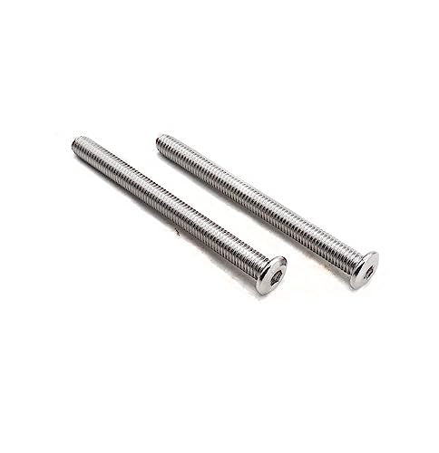 6pcs M8 x 120mm Rivet Countersunk Socket Cap Allen Head Bolts Screws Connecting for Furniture, 304 Stainless Steel - size: 6pcs M8 x 120mm