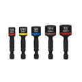 Klein Tools 32925S Nut Setter Set, Magnetic Impact Driver Set, 2-Inch Power Nut Drivers, Color-Coded, SAE, Impact-Rated, 5-Piece - size: 2-Inch/5-Piece Set