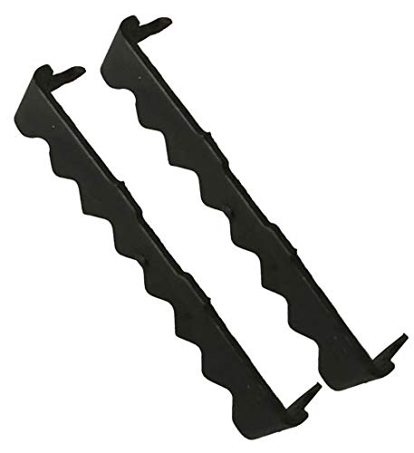20-Pack - Pro Quality Large Steel 1-3/4" No Nail Sawtooth Picture Hangers - Black Oxide