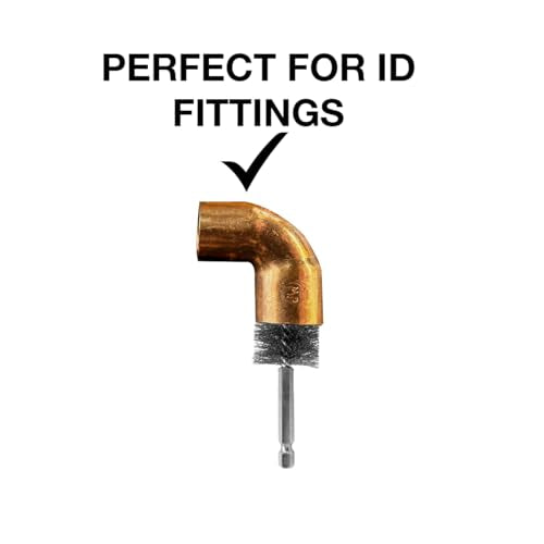 WICKED Professional ID Copper Tube Pipe Cleaner Replacement Brushes (1” (2-Pack)) - style: 1” (2-Pack)