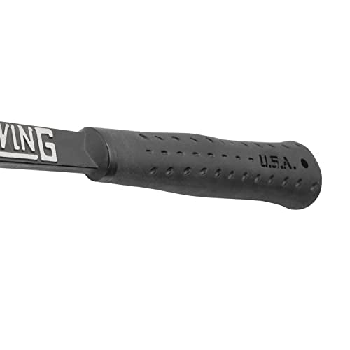ESTWING Ultra Series Hammer, 15oz Milled Face, Black Grip, EB-15SM - size: 15 oz, style: Milled Face