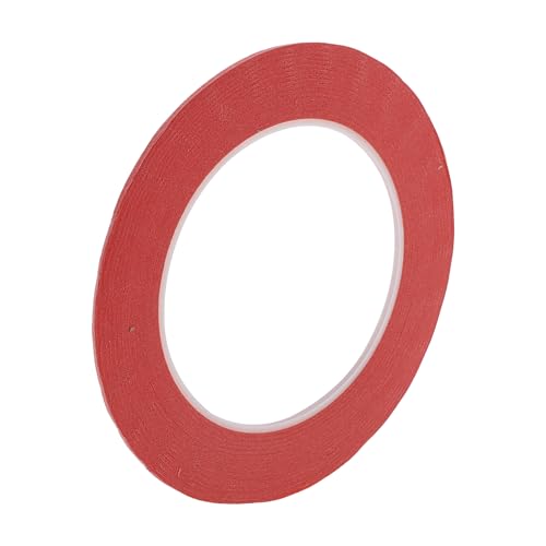 Painters Tape Easy Removal Fine Width 1.5mm Tape 0.06 Inches x 52.5 Yards Red - color: Red, size: 0.06 Inches x 52.5 Yards