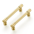 Ravinte Brushed Gold Kitchen Pulls Cabinet Handles 3-3/4 Inch 10 Pack - color: Brushed Gold, size: 3-3/4 Inches Hole Center