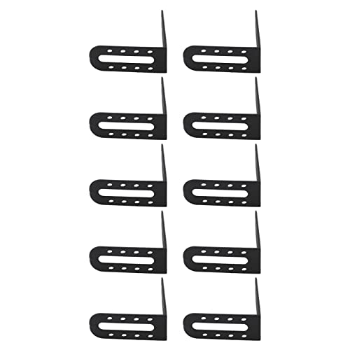 Professional Tile Leveling Spacer Kit, 90 Degree Angle, ABS Material, Black, 25 Pieces, for Floor and Wall Installation