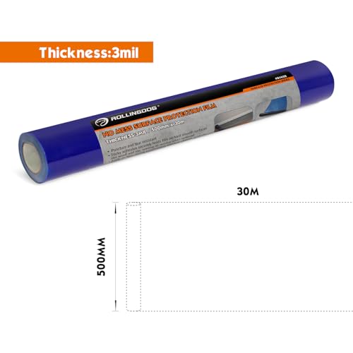 ROLLINGDOG Floor Protection Film 20 inch x 100 ft