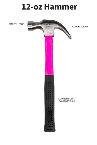 The Original Pink Box PB40TBK 40 Piece Tool Set and Bag, Pink