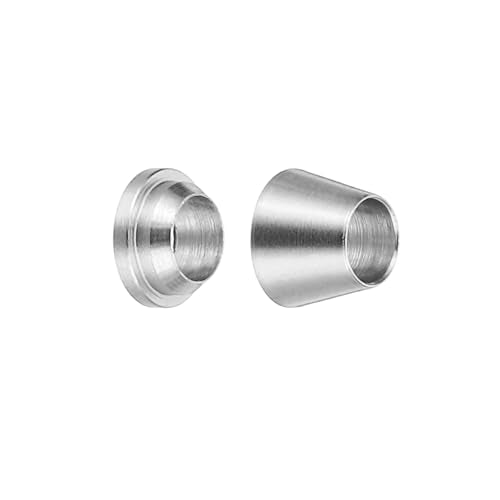 PATIKIL 4mm Tube OD 316 Stainless Steel Compression Tube Fitting Sleeve, 2 Pack Double Ferrule Ring Tubing Fitting Assortment Kit, Silver - size: 4mm