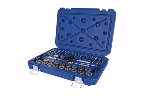Century Drill & Tool 98900 Fractional Tap & Die Set, 40 Piece - size: 40-Piece