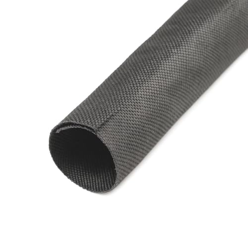 MGI SpeedWare Woven Mesh Split-Sleeve Wire Loom for High-Temperature Automotive Harness and Home Cable Management - 25 feet (1.25") - size: 1.25"