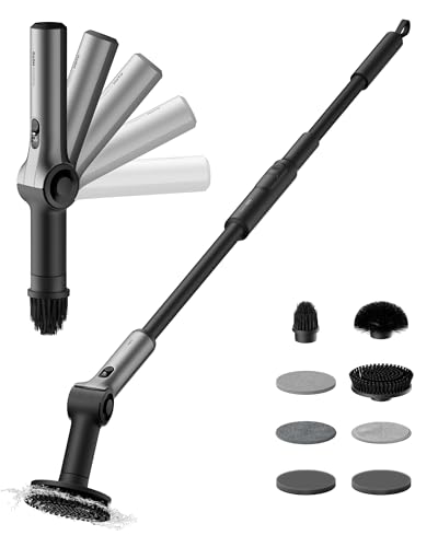 HOTO Flexi™ Cordless Electric Spin Scrubber, for Bathtub, Bathroom, Tile