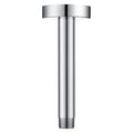 BRIGHT SHOWERS Shower Arm with Flange for Rainfall Shower Head, 6 Inch Ceiling Mount Straight Arm, Replacement Extension Pipe, Heavy-Duty Stainless Steel, Rust-Resistant, 1/2" NPT, Chrome - color: Chrome, style: 6 Inch