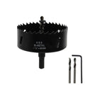 3-3/8"/86mm BI-Metal Hole Saw Hole Saw for Thin Metal Wood and Plastic Cutting - color: black, size: 3-3/8"