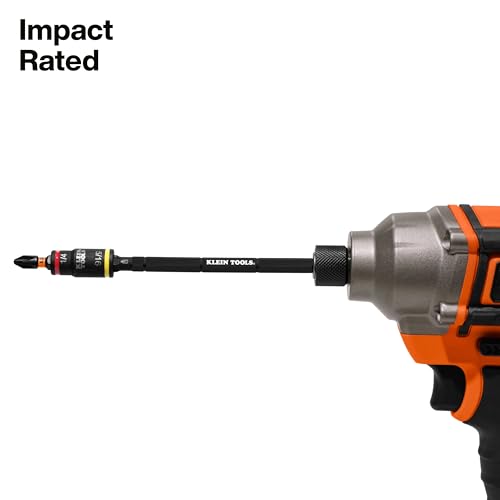 Klein Tools 32304 Screwdriver, 14-in-1 Adjustable Screwdriver with Flip Socket, HVAC Nut Drivers and Bits, Impact Rated - size: 14-in-1