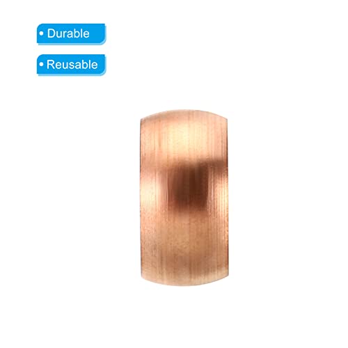 PATIKIL 10mm Tube OD Compression Sleeves Ferrules, 5 Pack Copper Ferrule Fitting Compression Fitting Assortment Kit for Air Water Gas - size: 10mm