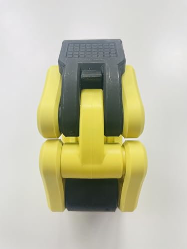 Olympic Barbell Clamps Collars Quick Release Pair Weight Clips for 2 inch Barbell (Yellow w/Black Lever) - color: Yellow W/ Black, size: Olympic 2"
