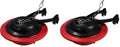 TOTO THU500S Replacement Flapper for Select 3 Inch Flush Valve Tanks, Red (2 Pack) - size: 3 Inch (Pack of 2)