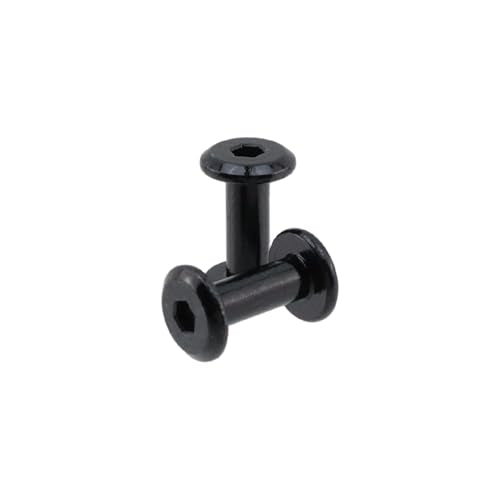 20 Sets M3 x 10mm Binding Post Screws Fastener Bolts Cap Nuts - size: M3 x 10mm