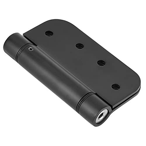 Adjustable Spring Door Hinges,4"X4",Matte Black,3Pack