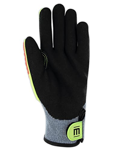 MAGID T-REX Flex Series ANSI A7 Sandy Nitrile Coated Palm Impact Gloves, 36 Pairs, Size 6/XS (TRX775) - size: 6/XS, style: 36 Pairs