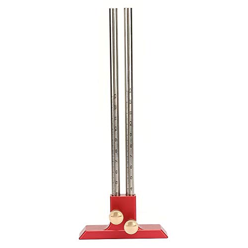 Wood marking gauge, Stainless Steel Woodworking Double Head Scriber Ruler Marking Gauge Wood Scribe Tool Carpentry For Carpenter