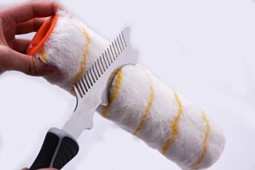 ROLLINGDOG 4 in 1 Paint Brush Comb - color: Metal Brush Roller Cleaner