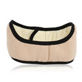 Agatige Sleep Ear Muffs, Soundproof Sleep Earmuff Headband Sleeping Noise Cancelling Ear Wrap Muffs Winter Women Sleep Mask - color: Beige