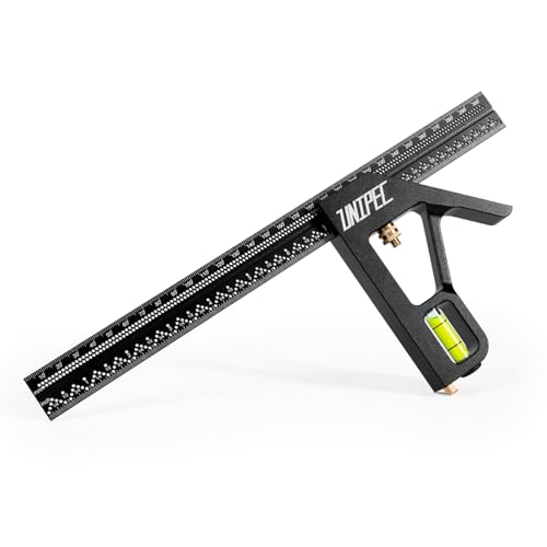 Combination Angle Square, 12-Inch Metric & Inch Ruler - color: Economy 2-Piece Combo Square