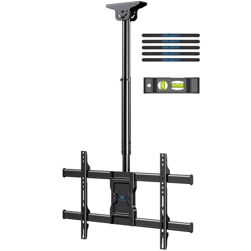 PERLESMITH Ceiling TV Mount for 37–75 inch TVs up to 110 lbs - size: for 37-75 Inch TVs