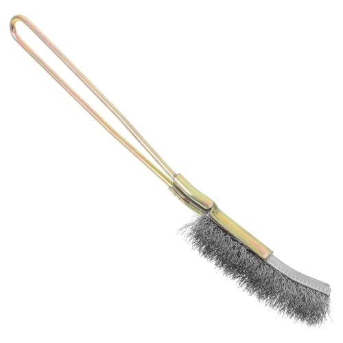 Stainless Steel Wire Cleaning Brush 8.77in Rust Removal Brush for Metal Surfaces Compact Removal Tool for Home Automotive Industrial Cleaning