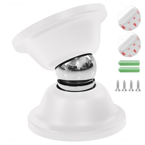 NiHome RV White Magnetic Door Stop for Door Holding & Stopping 1PCS White - color: White-1PCS