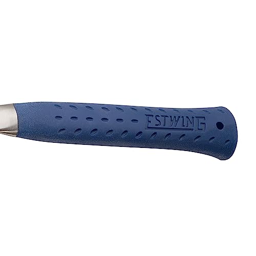 Estwing Framing Hammer - 22 oz Curved Claw with Smooth Face & Shock Reduction Grip - E3-22CR - size: 22 oz Standard Handle, style: Smooth Face
