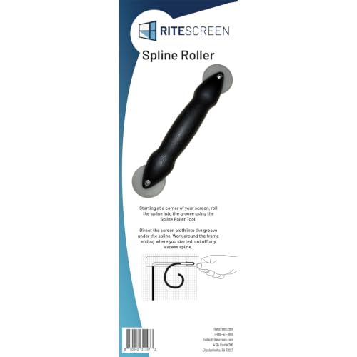 8" Plastic Screen Rolling Tool – a Must for Installing Window and Door Screens – Spline Roller