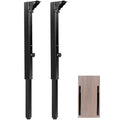 Folding Square Table Legs 2 PCS for Outdoor Camper, RV - size: Adjustable Height - 25”- 34”