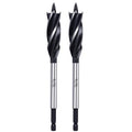 Wood Drill Bit 15/16 in. x 6-1/2 in. x 2Pcs Auger Drill Bits for Wood with 1/4 Inch Quick Change Hex Shank - size: 15/16 Inch