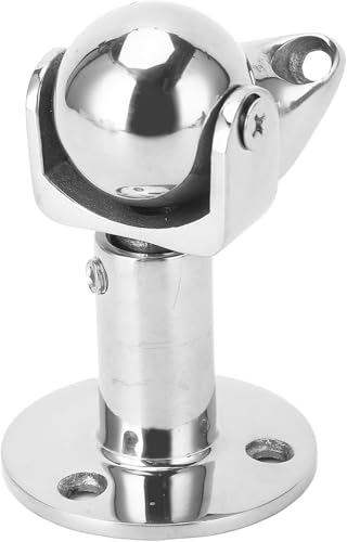 Rotating Magnetic Door Stopper Adjustable Self Aligning 316 Steel - color: #2