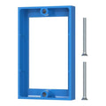 ABS 1/2 Inch Outlet Box Extender, Single Gang, Blue, 1 Pack - color: Blue, size: 1 PC