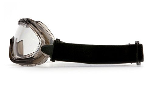 Low Profile Chemical Splash Goggles, Gray Anti-Fog Lens - color: Clear Anti-fog Lens