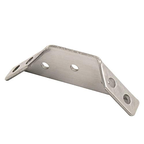 Trapeziform Angle Brackets Stainless Steel Angle Corner Braces for Desk Edge, Box, Wood Beam - Pack of 10 - size: Small 10pcs