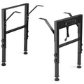 OLBRUS 19.6-Inch Depth Workbench Frame with Floor Protectors - size: Power Outlets / Rubber Pad