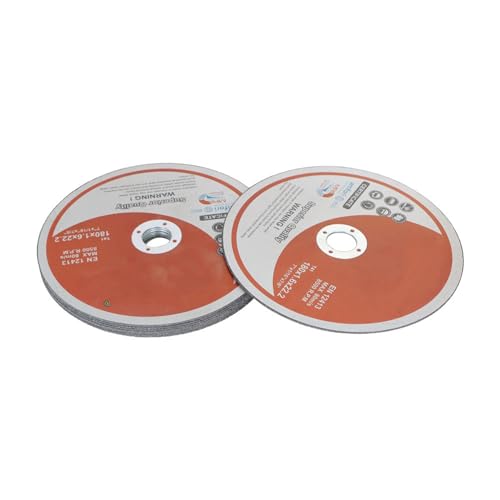 100 Pcs Ultra Thin Cutting Wheel Disc 7 x 1/16 x 7/8 Inch Metal Stainless Steel Cut Off Wheels for Angle Grinder, General Purpose Metal Cutting - style: 100pcs 7"x1/16"x7/8"