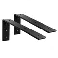 WINKER Countertop Support Bracket 2 Pack Heavy Duty 3/8" Thick Hidden L Shelf Bracket 14" x 6" x 2.5" Metal Corbels for Quartz/Granite/Wood/Concrete/Laminate Countertops, Black - size: 14″x6″x2.5″-3/8" thick, style: Black-2Pack