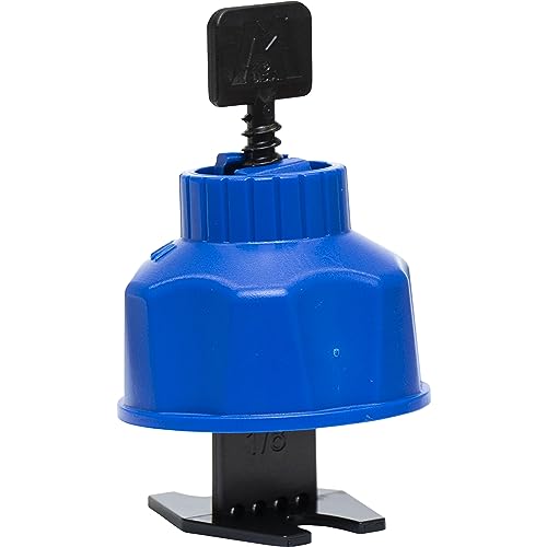 MARSHALLTOWN FASTcap Spacer Bases, Straight, 1/8 Inch, Tile Leveling | Straight Spacer Bases, 1/8 Inch, Tile Leveling System, Even Grout Lines, Bag of 50, BASE18STR