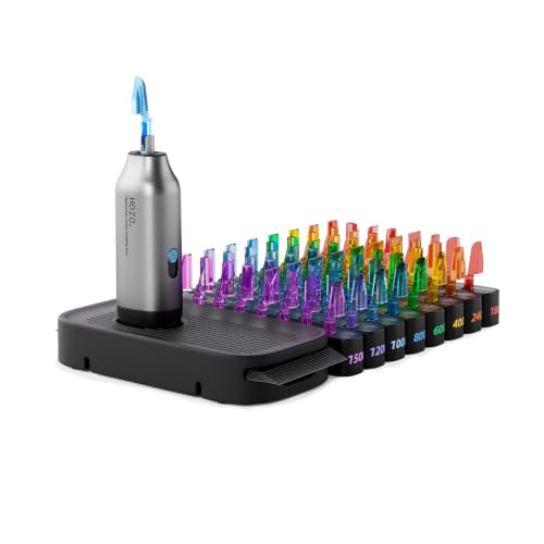 HOZO NeoSander Premium Combo – Mini Reciprocating Detail Sander Kit with 64 Color-Coded Sanding Heads, Charging Dock & Basic Sandpaper Set, Gift Idea for 3D Printing, Model Makers & DIY Enthusiasts - style: NeoSander Premium Combo