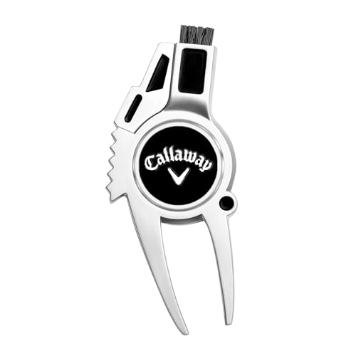 Callaway 4-in-1 Golf Divot Repair Tool - color: Black