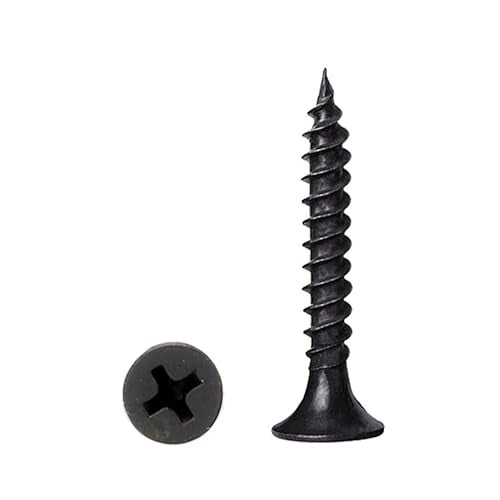 #6 x 1-1/4" Flat Head Self-Tapping Wood Screws for Drawer Slides(350PCS) - size: #6 x 1-1/4'' (350Pcs)