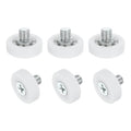 uxcell 6Pcs 19mm Drawer Rollers,M6x0.24 Thread Plastic Positioning Pulley | Flat Surface Small Drawer Pulley Bearing Replacement Wheel for Furniture Parts Cabinet Cupboard Slides - size: 19mm M6 x 0.24"