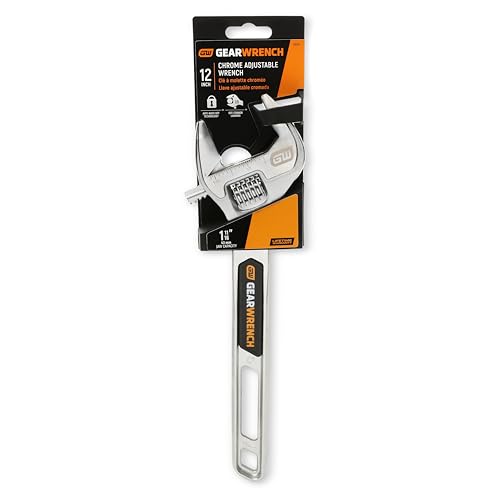 GEARWRENCH 12" Chrome Adjustable Wrench | 89754 - style: 12-inch